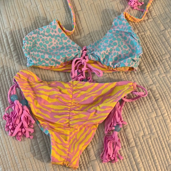 Reversible Cheetah Print Victoria’s Secret Bikini - Picture 5 of 6